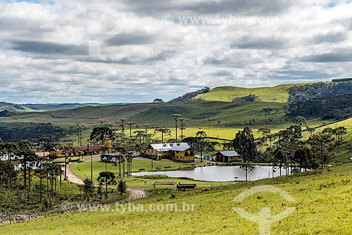  View of rural zone near to Montenegro Canyon  - Sao Jose dos Ausentes city - Rio Grande do Sul state (RS) - Brazil