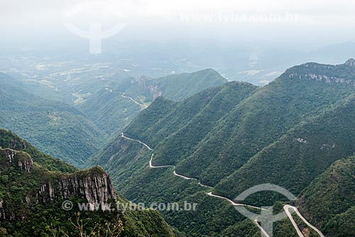  View of the SC-390 Highway - old SC-438 - Rio do Rastro Mountain Range  - Bom Jardim da Serra city - Santa Catarina state (SC) - Brazil