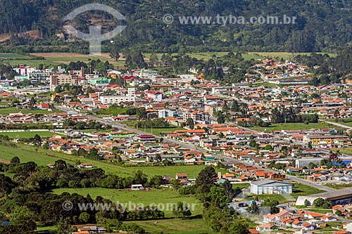  General view of the Urubici city from Mirante of Urubici  - Urubici city - Santa Catarina state (SC) - Brazil