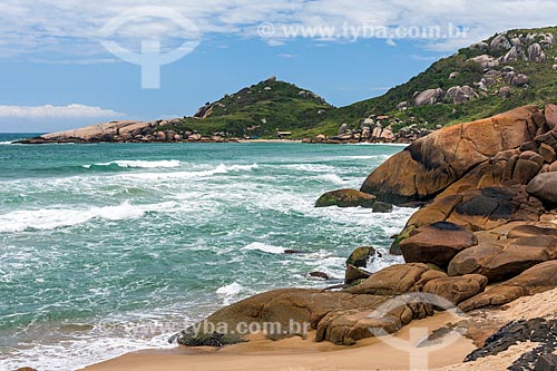  View of the Mole Beach waterfront  - Florianopolis city - Santa Catarina state (SC) - Brazil