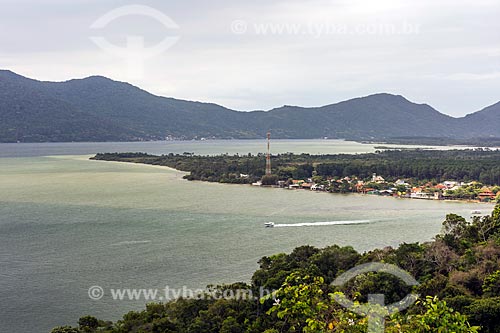  View of the Conceicao Lagoon from Mirante of Mole Beach  - Florianopolis city - Santa Catarina state (SC) - Brazil