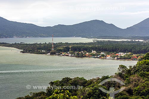  View of the Conceicao Lagoon from Mirante of Mole Beach  - Florianopolis city - Santa Catarina state (SC) - Brazil