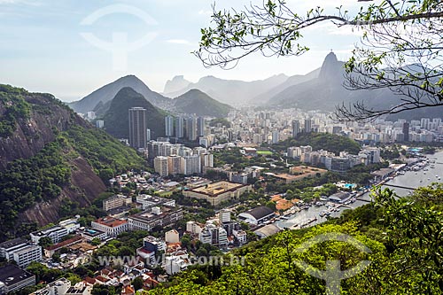  View of the Urca and Botafogo neighborhoods from Urca Mountain  - Rio de Janeiro city - Rio de Janeiro state (RJ) - Brazil