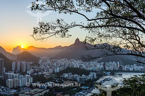  View of the Urca and Botafogo neighborhoods from Urca Mountain  - Rio de Janeiro city - Rio de Janeiro state (RJ) - Brazil