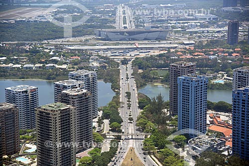  Aerial photo of the Ayrton Senna Avenue  - Rio de Janeiro city - Rio de Janeiro state (RJ) - Brazil