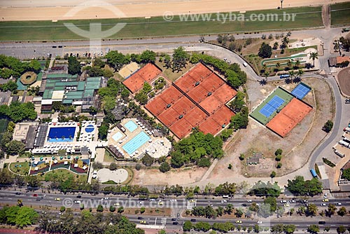 Aerial photo of club of the Gavea Hippodrome  - Rio de Janeiro city - Rio de Janeiro state (RJ) - Brazil