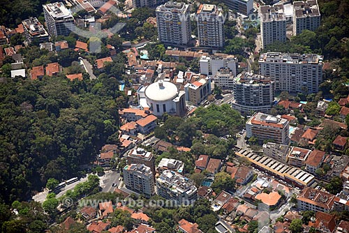  Aerial photo of the Saint Jude the Apostle Church  - Rio de Janeiro city - Rio de Janeiro state (RJ) - Brazil