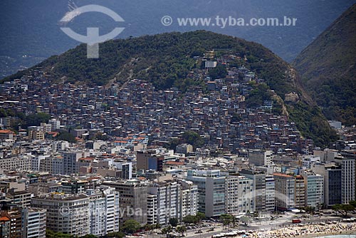  Aerial photo of the Pavao Pavaozinho slum  - Rio de Janeiro city - Rio de Janeiro state (RJ) - Brazil