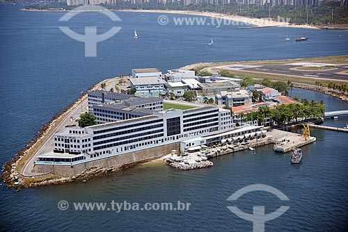  Aerial photo of the Brazilian Naval Academy  - Rio de Janeiro city - Rio de Janeiro state (RJ) - Brazil