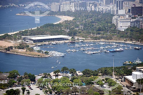  Aerial photo of the Marina da Gloria (Marina of Gloria)  - Rio de Janeiro city - Rio de Janeiro state (RJ) - Brazil
