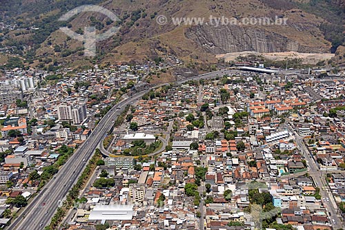  Aerial photo of the snippet of Linha Amarela near to Agua Santa neighborhood  - Rio de Janeiro city - Rio de Janeiro state (RJ) - Brazil