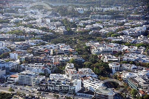  Aerial photo of the Jardim Oceanico with the Pomar Square (Orchard Square)  - Rio de Janeiro city - Rio de Janeiro state (RJ) - Brazil