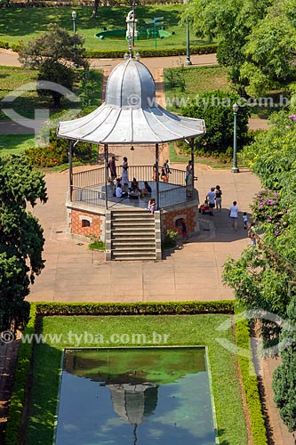  Top view of bandstand of the Liberdade Square (Liberty Square)  - Belo Horizonte city - Minas Gerais state (MG) - Brazil