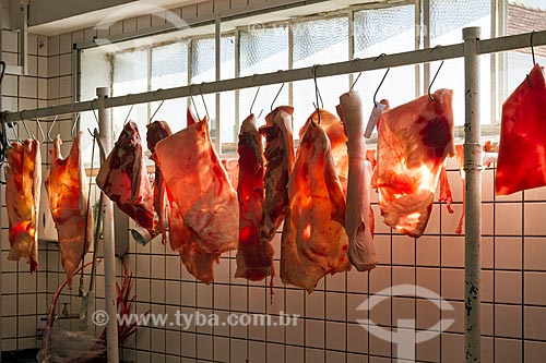 Pork to sale - butchery shop of the Pouso Alegre Municipal Market  - Pouso Alegre city - Minas Gerais state (MG) - Brazil