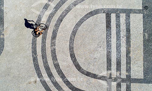  Picture taken with drone of parking of the Porcao Rios restaurant  - Rio de Janeiro city - Rio de Janeiro state (RJ) - Brazil