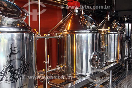  Blast, clarification and boil tanks - Buda Beer Brewery  - Petropolis city - Rio de Janeiro state (RJ) - Brazil