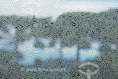  Condensation effect - glass - Paraiba Valley  - Campos do Jordao city - Sao Paulo state (SP) - Brazil