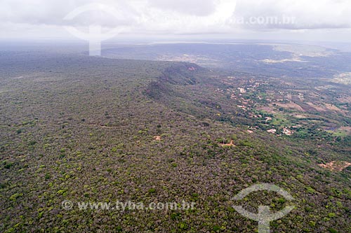  Picture taken with drone of the Araripe-Apodi National Forest  - Barbalha city - Ceara state (CE) - Brazil