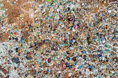  Picture taken with drone of the garbage dump - Barbalha inner city  - Barbalha city - Ceara state (CE) - Brazil