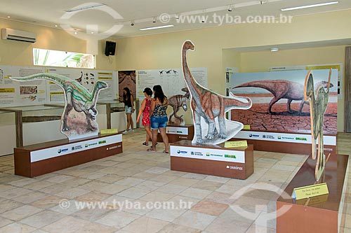  Inside of museu of the Natural monument of Dinosaurs Valley  - Sousa city - Paraiba state (PB) - Brazil