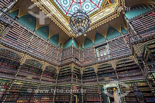  Inside of the Royal Portuguese Reading Room (1887)  - Rio de Janeiro city - Rio de Janeiro state (RJ) - Brazil