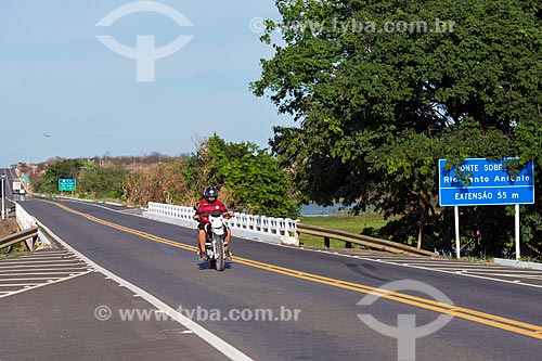  Governor Antonio Mariz Highway (BR-230) - snippet of Transamazonica Highway - near to bridge over Santo Antonio River  - Cajazeiras city - Paraiba state (PB) - Brazil