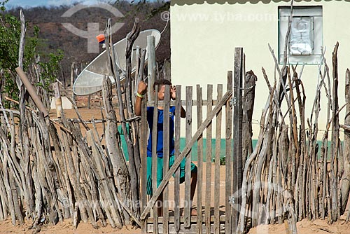  Boy from Travessao do Ouro village of the Pipipas tribe  - Floresta city - Pernambuco state (PE) - Brazil