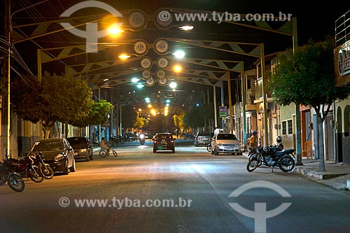  View of street - Milagres city  - Milagres city - Ceara state (CE) - Brazil