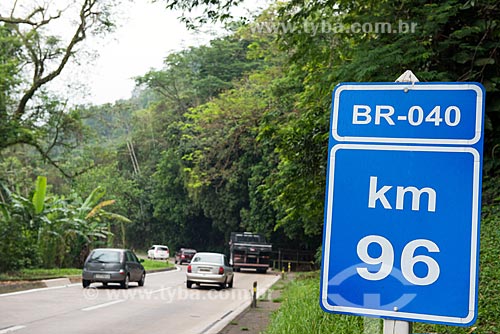  Traffic - Km 96 of Washington Luís Highway (BR-040)  - Petropolis city - Rio de Janeiro state (RJ) - Brazil