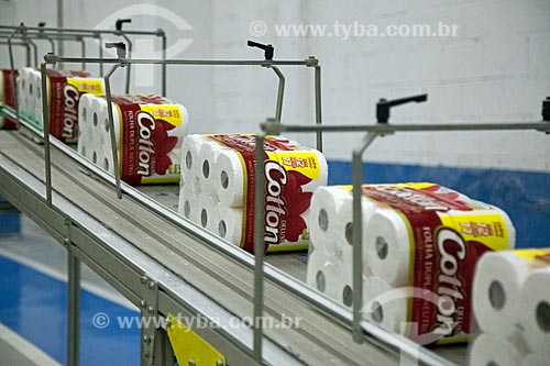  Letter of production of toilet paper of the Carta Fabril  - Niteroi city - Rio de Janeiro state (RJ) - Brazil