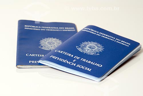  Detail of work permit  - Rio de Janeiro city - Rio de Janeiro state (RJ) - Brazil