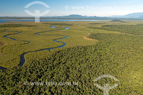  Aerial photo of the mangroves - Guaratuba Bay  - Guaratuba city - Parana state (PR) - Brazil