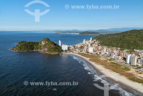  Aerial photo of the Brava Beach  - Matinhos city - Parana state (PR) - Brazil