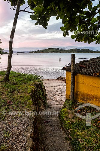  View of Ribeirao da Ilha Beach during the low tide  - Florianopolis city - Santa Catarina state (SC) - Brazil