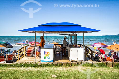  Kiosk - Meia Beach (Half Beach) waterfront  - Itapema city - Santa Catarina state (SC) - Brazil