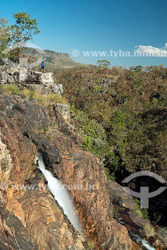  Almecegas I Waterfall - Chapada dos Veadeiros National Park  - Alto Paraiso de Goias city - Goias state (GO) - Brazil