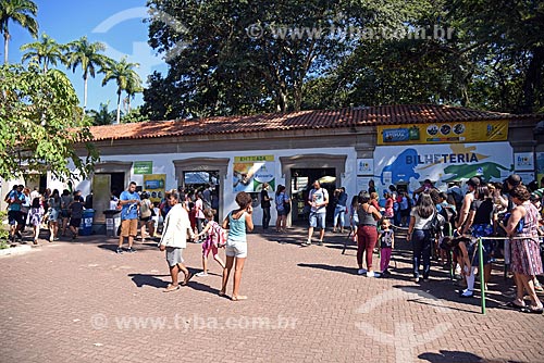  Queue - box office of the Rio de Janeiro Zoo  - Rio de Janeiro city - Rio de Janeiro state (RJ) - Brazil