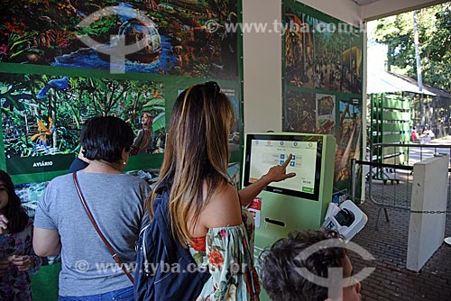  Self-service terminal - box office of the Rio de Janeiro Zoo  - Rio de Janeiro city - Rio de Janeiro state (RJ) - Brazil