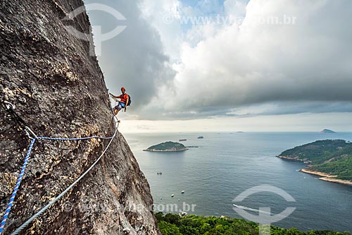  View during the climbing to the Sugarloaf  - Rio de Janeiro city - Rio de Janeiro state (RJ) - Brazil