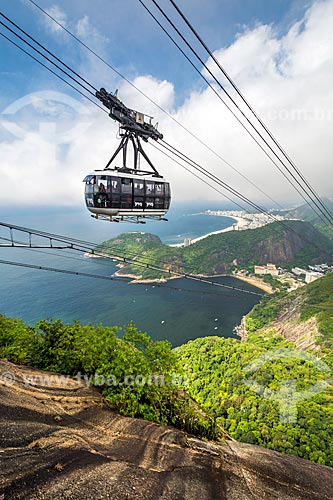  View of Sugarloaf during crossing between the Urca Mountain  - Rio de Janeiro city - Rio de Janeiro state (RJ) - Brazil