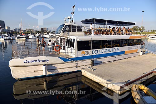  Catamaran used in the Rio Boulevard Tour - boat sightseeing in Guanabara Bay  - Rio de Janeiro city - Rio de Janeiro state (RJ) - Brazil