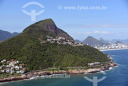  Aerial photo of the Morro Dois Irmaos (Two Brothers Mountain)  - Rio de Janeiro city - Rio de Janeiro state (RJ) - Brazil
