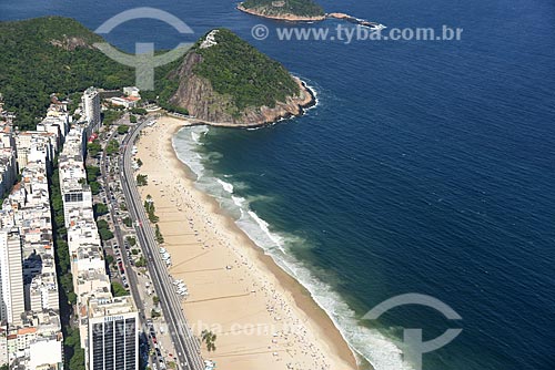  Aerial photo of the Leme Beach  - Rio de Janeiro city - Rio de Janeiro state (RJ) - Brazil