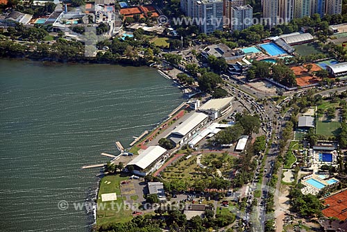  Aerial photo of the Lagoon Rowing Stadium  - Rio de Janeiro city - Rio de Janeiro state (RJ) - Brazil
