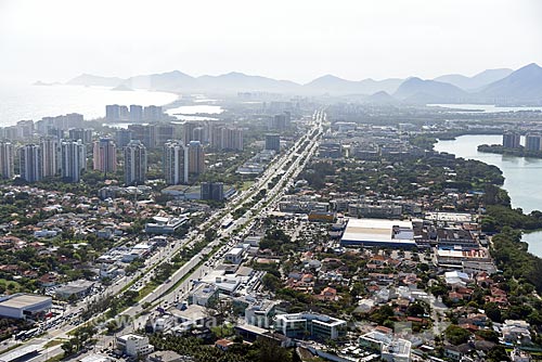  Aerial photo of the Americas Avenue  - Rio de Janeiro city - Rio de Janeiro state (RJ) - Brazil