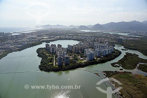  Aerial photo of the Peninsula Residential Condominium  - Rio de Janeiro city - Rio de Janeiro state (RJ) - Brazil