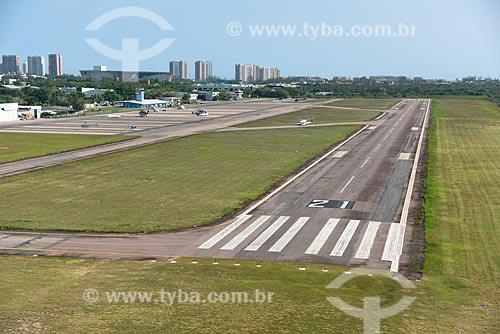  Aerial photo of the Roberto Marinho Airport - also known as Jacarepagua Airport  - Rio de Janeiro city - Rio de Janeiro state (RJ) - Brazil