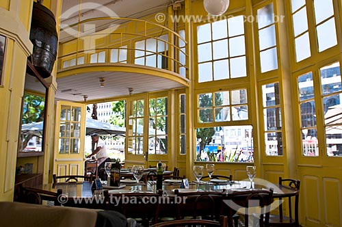  Inside of the Chalet of XV de Novembro Square - current restaurant  - Porto Alegre city - Rio Grande do Sul state (RS) - Brazil