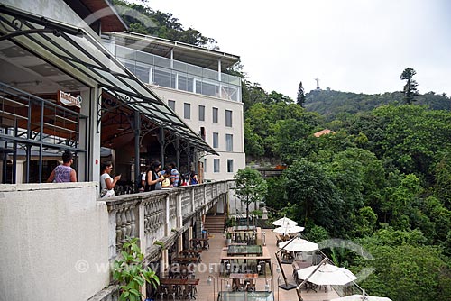  View of mirante of the Paineiras Center of Visitors - old Paineiras Hotel  - Rio de Janeiro city - Rio de Janeiro state (RJ) - Brazil