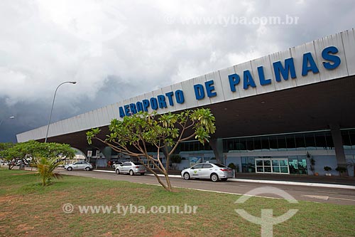  Facade of the Palmas Airport - Brigadeiro Lysias Rodrigues (2001)  - Palmas city - Tocantins state (TO) - Brazil
